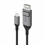 Alogic - USB C Adapterkabel Typ C -DPort M/M 4k 60 Hz 2m, gr