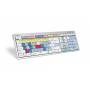 Logickeyboard - Logickeyboard ALBA Tastatur USB A?ERTY Franzsisch Silber (LKB-CBASE-CWMU-FR) [FR-Version, French Keyboard]