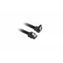 Sharkoon - Sata III Kabel 90 sleeve