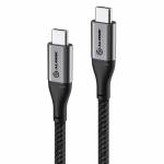 Alogic - USB 2.0 Datenkabel Typ C -C M/M 5A 480 Mbps 0,3m, gr