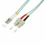Logilink - Glasfaser Patchkabel OM3 50/125 LC-SC 1,0m trkis