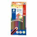 Staedtler - Staedtler Noris colour 185 colour pencil Black, Blue, Brown, Green, Magenta, Orange, Peach, Purple, Red, Yellow 12 pc(s)