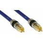 Inline - Inline Premium-视频/数字音频电缆（同轴）-RCA (M)-RCA (M)-5, 0m-屏蔽-蓝色 (89805P)