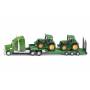 Sieper Gmbh - SIKU 1837 Tieflader mit John Deere Trakt