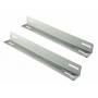 Allnet - ALLNET 19Schrank, zbh. L-Schiene, L=650mm, Lichtgrau, 1 Paar(2Stck), fr SNB-Serie,