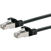 Schwaiger Cat6 Netzwerkkabel , S/ ftp, 2, 5m, Schwarz 1