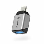 Alogic Adapter Ultra Mini Usb-c To Usb-a Grau - Adapter USB-C Ultra Mini -> USB-A grau