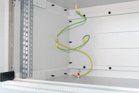 19Wandgehäuse, 9HE, 1-teilig, T400, Lichtgrau, zerlegt, Flat Pack, 3