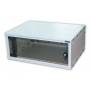 Triton - 19Wandgehuse, 4HE, 1-teilig, T400, Lichtgrau, zerlegt, Flat Pack,