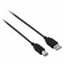 V7 - - USB-Kabel - USB (M) zu USB Typ B (M) - 3 m - Schwarz