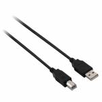 V7 - USB CABLE 5M A TO B USB-Kabel, A/B - USB A/USB B - Lnge 5.0m - Farbe: schwarz (V7E2USB2AB-05M)