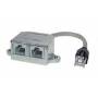 Shiverpeaks - shiverpeaks BASIC-S Patchkabeladapter, geschirmt, Kat. 5e 1xRJ45 Stecker - 2xRJ45 Kupplung, Belegung: Ethernet- (BS75002-1)