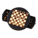 Magnetic Schach Und Dame Set???leder Box - Magnetic Schach Und Dame Set???leder Box