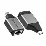 Alogic - Adapter USB-C Ultra Mini -> RJ45 Ethernet grau