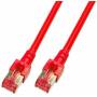 Diverse 2 - Patchkabel RJ45, CAT6 250Mhz, 7.5m rot, S-STP(S/FTP), LSOH