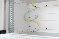 19 Wandgehuse, 12HE, 1-teilig, T400, Lichtgrau, zerlegt, Flat Pack,  3