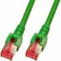 Diverse 2 - Patchkabel RJ45, CAT6 250Mhz, 7.5m grn, S-STP(S/FTP), LSOH
