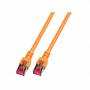 Diverse 2 - Patchkabel RJ45, CAT6 250Mhz, 7.5m orange, S-STP(S/FTP), LSO