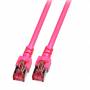 Efb-elektronik Ecolan -Patch-kabel -Rj-45 (m) Bis Rj-45 (m - RJ45 Patchkabel S/FTP, Cat.6, LSZH, 0.5m, magenta
