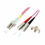 Efb-elektronik - Duplex Jumper LC-SC 50/125,OM4,LSZH,violett,2.0mm,0.5m