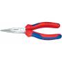 Knipex - Flachrundzange mit Schneide, gerade (25 05 160)