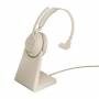 Jabra - JABRA Evolve2 65 Link380c MS Mono Stand Beige (26599-899-888)