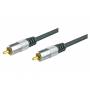 Tecline - Professional Videokabel, High Quality, vergoldet, 1x Cinch St./St., 1,5 m Hochwertiges Koaxialkabel fr eine optimale Video