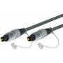 Tecline - Professional Audio-Lichtleiterkabel, High Quality, Toslink St./St., 1,0 m Hochwertige optische Digitalverbindung mit einer optim