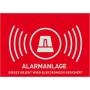 Abus - ABUS Warnaufkleber Alarm -D- 74x52,5mm AU1323 (AU1323)