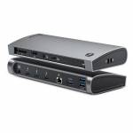 Alogic - Alogic Blaze Thunderbolt 4 Dual 4K Docking Station Space Gray
