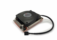 Dynatron - A45 - Prozessor-Luftk�hler - (f�r: AM4, AM5) - Kupfer-K�hlk�rper mit Dampfkammer-Fu� - 80 mm - 1U