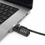 Compulocks - MacBook Pro M1 40,60cm (16) (2021) Lock Adapter With Combination Lock - Sicherheitsschlossadapter - mit Kombinationsschloss - f [DE-Version, German Keyboard]