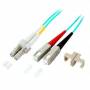 Efb-elektronik - Duplex Jumper LC-SC 50/125, OM3, LSZH, aqua, 2.0mm, 10m