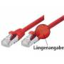 Tecline - SF/UTP Cat5e - 2m - RJ-45 - RJ-45 - Mnnlich/mnnlich - Cat5e - SF/UTP (S-FTP) - Rot (70802R)