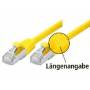 Tecline - SF/UTP Cat5e - 2m - RJ-45 - RJ-45 - Mnnlich/mnnlich - Cat5e - SF/UTP (S-FTP) - Gelb (70802Y)