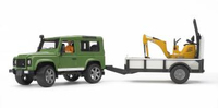 Bruder Profi-serie Land Rover Defender, Einachsanh [spielwar 4