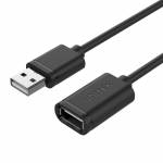 Unitek - UNITEK Y-C450GBK USB Kabel 2 m USB 2.0 USB A Schwarz (Y-C450GBK)