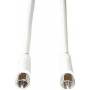 E+ P - e+p FA 50. Anschluss 1: F plug, Anschluss 2: F plug. Kabellnge: 5 m, Produktfarbe: Wei, Impedanz: 75 Ohm (FA50)