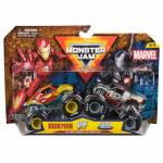Spin Master International B.v. - Monster Jam 2er-Pack Iron Man vs. War Machine, Spielfahrzeug