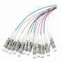 Efb-elektronik - Faserpigtail LC 50/125 OM3, 12-farbiger Satz, 2m