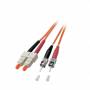 Diverse 2 - LWL-2-Faser-Patchk. 0,5mtr.ST-SC, 50/125um, OM2,