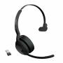 Jabra - Jabra Evolve2 55 UC Mono - Headset - On-Ear - Bluetooth - kabellos - aktive Rauschunterdrckung - USB-A - Schwarz - Zoom Ce