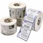 Zebra - Z-Select 2000T - Perforierte beschichtete besonders glatte permanente Acryl-Papierklebeetiketten - wei - 102 x 38 mm 1790