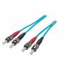 Efb-elektronik - Duplex Jumper ST-ST 50/125, OM3, LSZH, aqua, 3.0mm, 2m Hersteller: EFB Elektronik (O7013.2)