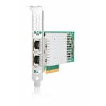 Hewlett & Packard Enterprise - HPE 521T - Netzwerkadapter - PCIe 3.0 x8 - 10Gb Ethernet x 2 - fr ProLiant DL580 Gen10, ML110 Gen10, ML350 Gen10, XL170r G