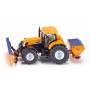 Siku - SUPER Traktor mit Rumschild und Streuer, Modellfahrzeug