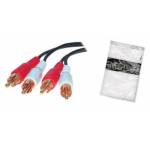 Shiverpeaks - Shiverpeaks BASIC-S - Audiokabel - Composite Audio - RCA (M) bis RCA (M) - 2.5 m - abgeschirmt - Schwarz