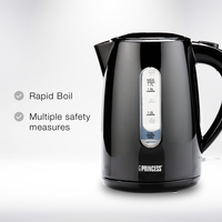 Princess 236017 Wasserkocher - 1, 7 L - 2200 W - Schwarz - Wa 6