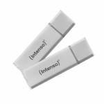 Intenso - Ultra Line 2 x 64GB USB-Stick USB Typ-A 3.2 Gen 1 (3.1 Gen 1) Silber (3531494) [EURO-Version]