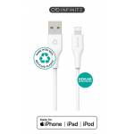 Estuff - INFINITE - Lightning-Kabel - USB m�nnlich zu Lightning m�nnlich - 2,0m - MFI-zertifiziert - wei� - 100 % recycel